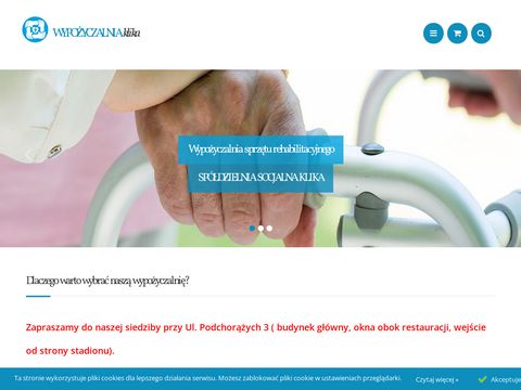Wypozyczalnia-klika.pl sprzęt rehabilitacyjny