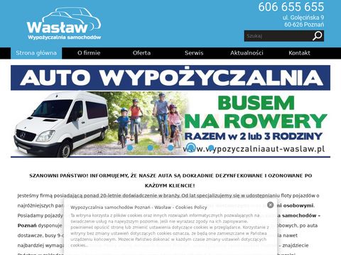 Wypozyczalniaaut-waslaw.pl w Poznaniu