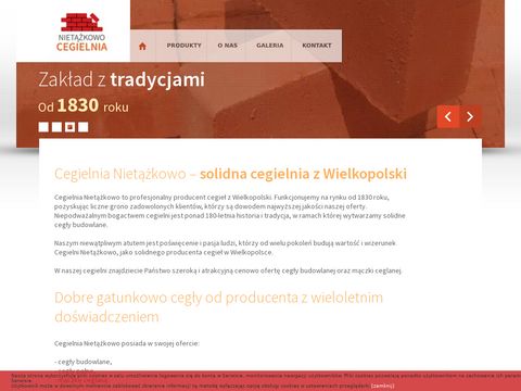 Cegielnianietazkowo.pl - cegły produkcja