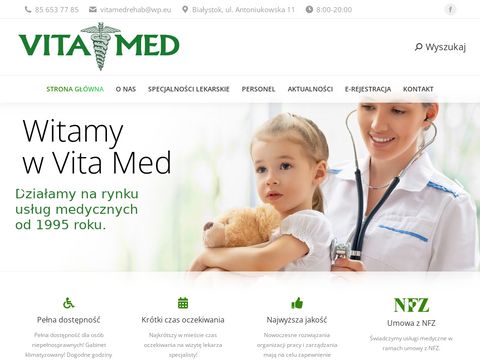 Vita Med Centrum Medyczne rehabilitacja Białystok