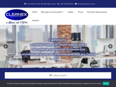 Cleanex.com.pl firmy sprzątające Warszawa