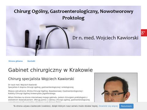 Chirurgiakrakow.com.pl Wojciech Kawiorski