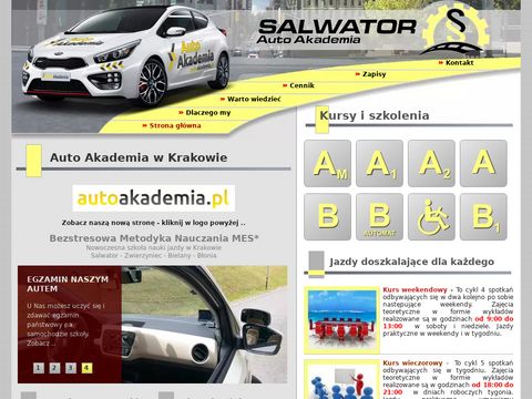 Autosalwator.pl nauka jazdy Kraków