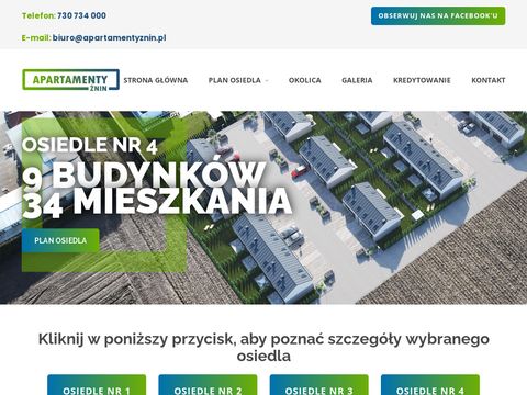 Apartamentyznin.pl - nowe wygodne mieszkania