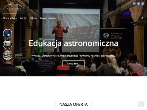 Astroarena.pl mobilne planetarium