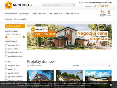 Archido.pl projekty domów do 100m2