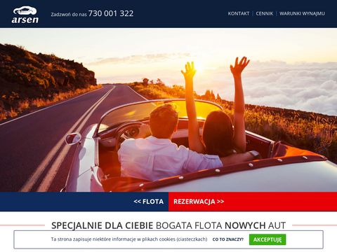 Arsen.net.pl wypożyczalnia aut