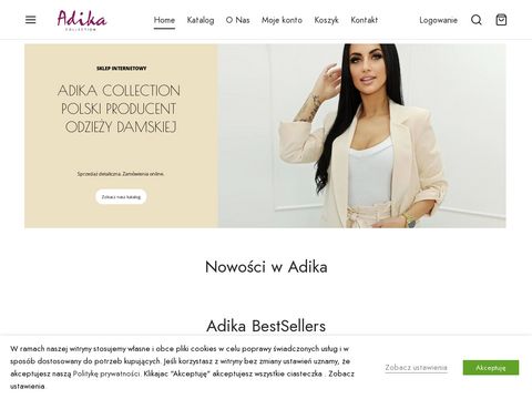 Adikasklep.pl płaszcze damskie sklep internetowy