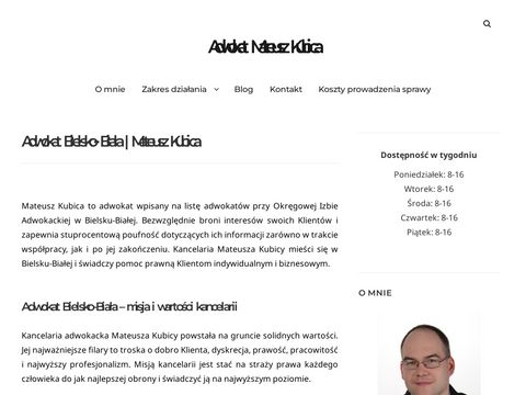 Adwokatkubica.pl kancelaria adwokacka