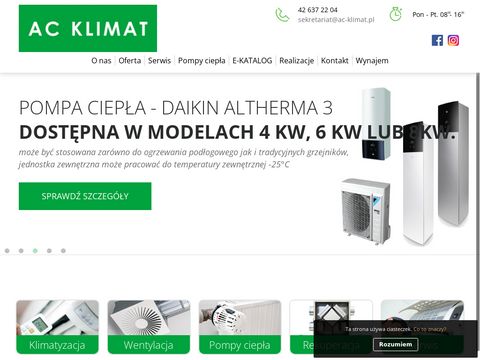 AC KLIMAT Centrale klimatyzacyjne