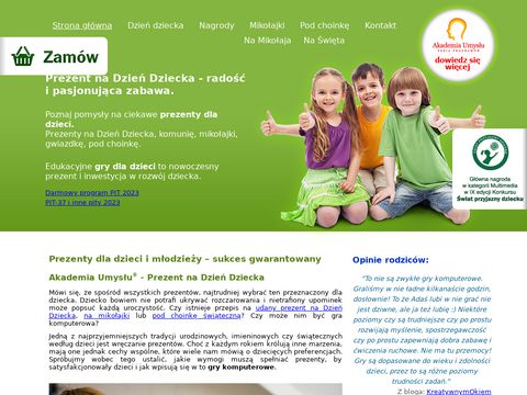 Akademiaumyslu.com.pl Prezent dla dziecka