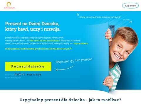 Akademia-umyslu.com.pl Mądre prezenty dla Dziecka