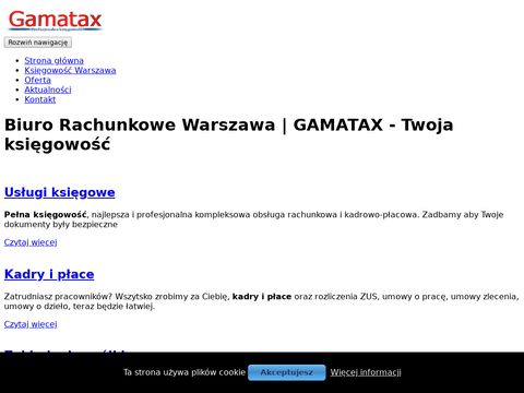 Gamatax - biuro rachunkowe Warszawa