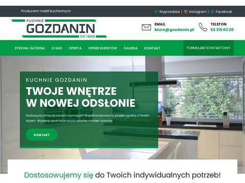 Gozdanin.pl meble pod zabudowę
