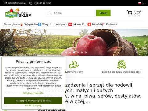 Farmarik.pl sprzęt dla producentów alkoholu