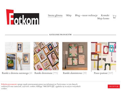 Fotkom.com.pl ramki na zdjęcia sklep internetowy