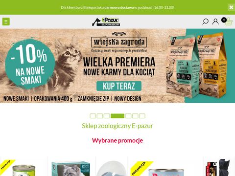 E-pazur.com internetowy sklep zoologiczny