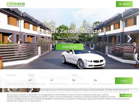 Eximaco-development.pl domy pod Warszawą