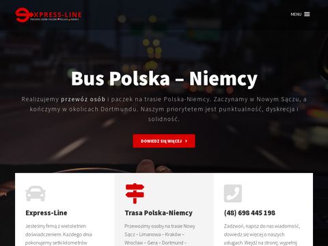 Express-line.eu - przewóz osób polska niemcy