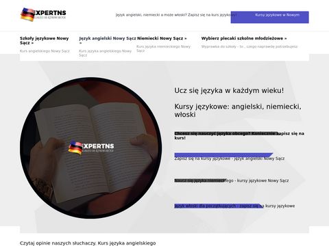 Expertns.edu.pl szkoła językowa Nowy Sącz