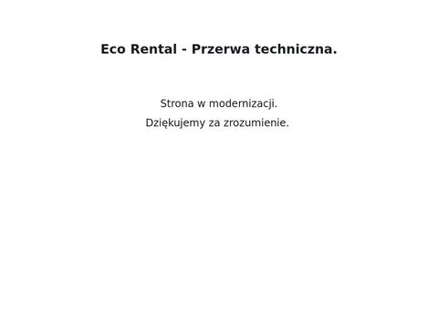 Eco Rental wypozyczalnia samochodów