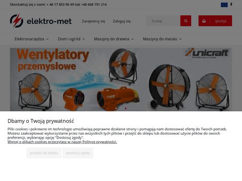 Elektro-Met.pl - internetowy sklep narzędziowy