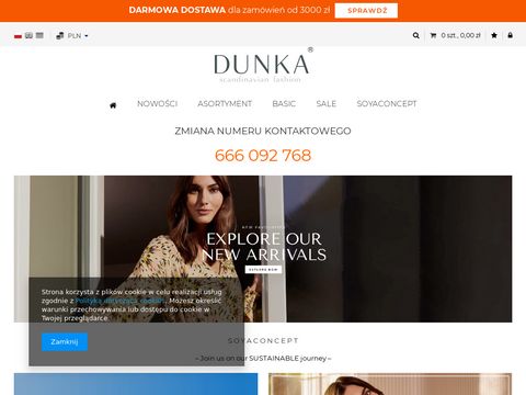 Dunka.eu - hurtownia odzieży damskiej