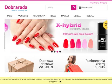 Dobrarada.com.pl żele i ozdoby do paznokci hurtownia