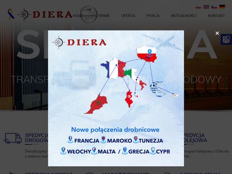 Diera.pl transport międzynarodowy