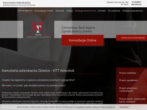 Ktt-adwokat.pl kancelaria adwokacka Gliwce