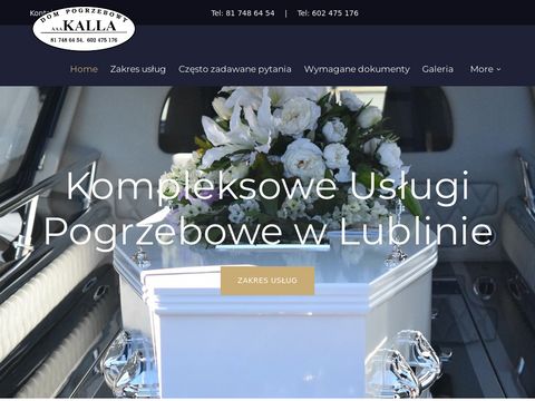 Kalla formalności pogrzebowe Lublin