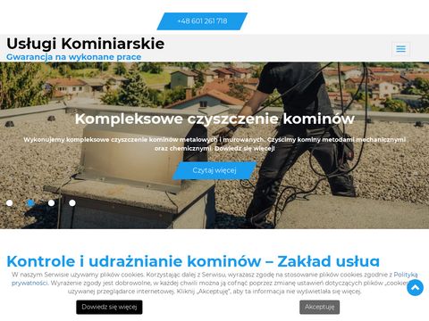 Kominiarz.biz.pl zakład usług kominiarskich