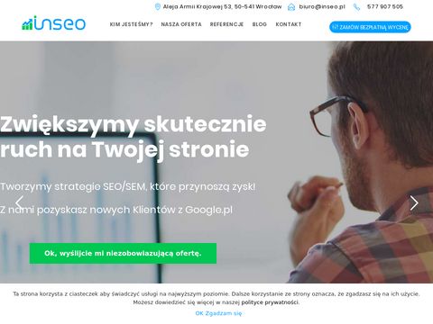 Inseo.pl pozycjonowanie stron z Wrocławia