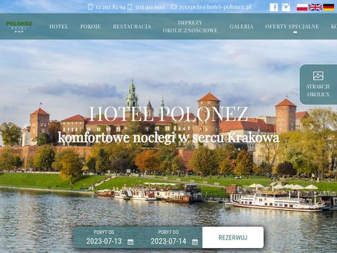 Polonez hotel - przyjęcia okolicznościowe Kraków