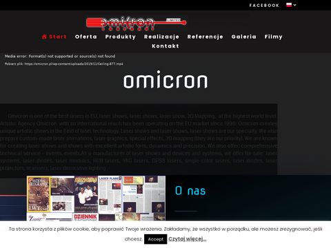 Omicron.pl pokazy laserowe