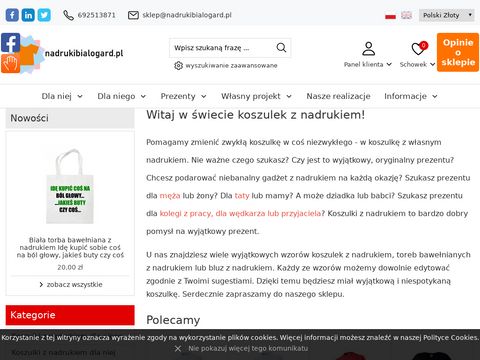 Nadrukibialogard.pl - koszulki z nadrukiem prezent