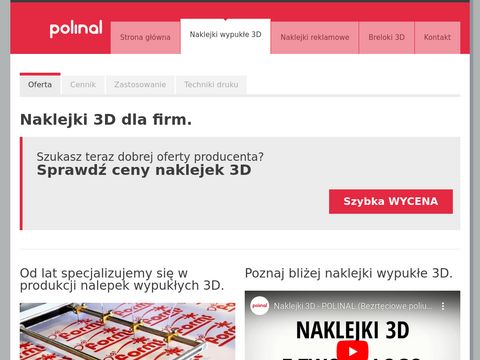 Nalepki3d.pl naklejki