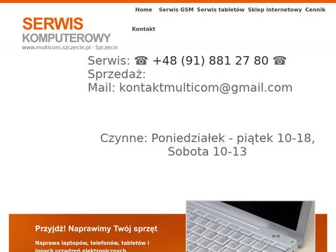 Multicom serwis komputerowy Szczecin