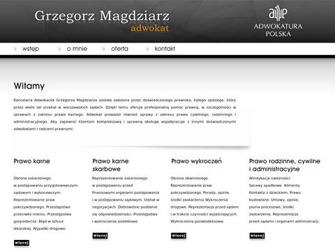 Adw. Grzegorz Magdziarz - sprawy karne