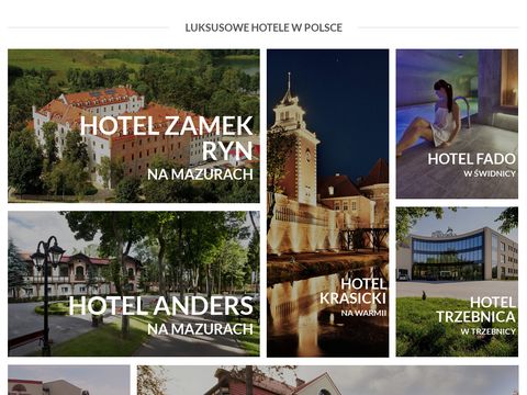Luxuryhotels.pl hotele luksusowe w Polsce