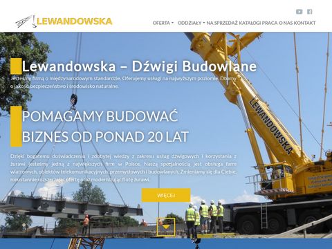 Lewandowska-dzwigi.pl – usługi dźwigowe Szczecin