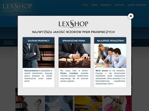 Lex Shop Twoje Wzory Pism Prawniczych