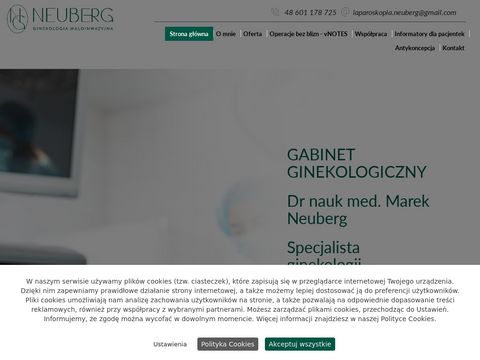 Dr n. Med. M. NEUBERG ginekolog-położnik