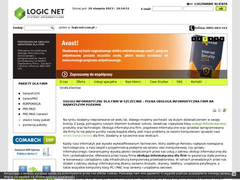 Logicnet.com.pl - obsługa informatyczna firm