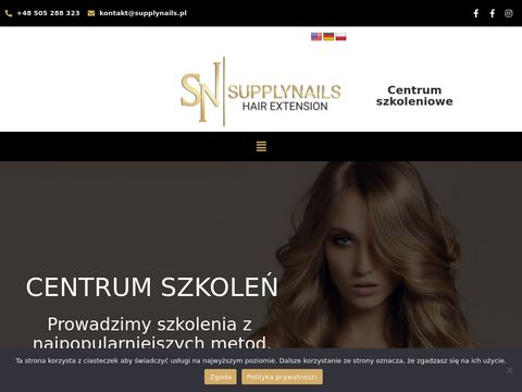 Supply Nails sprzedaż włosów Łódź