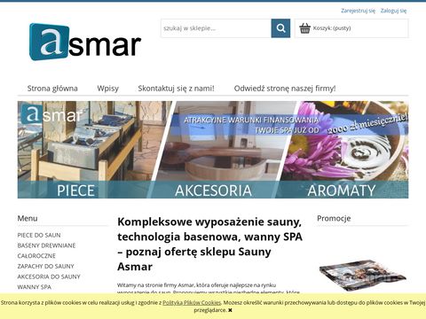ASMAR - producent saun łaźni parowych basenów