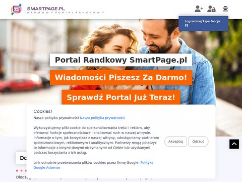 Smartpage.pl jedyny już darmowy portal randkowy