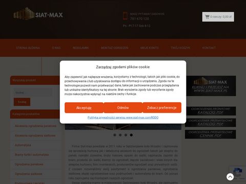 Siat-max.com siatka ogrodzeniowa