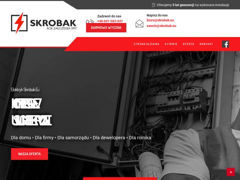 Skrobak.eu - elektryk Gniezno