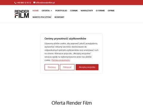 Renderfilm.pl - spoty reklamowe produkcja